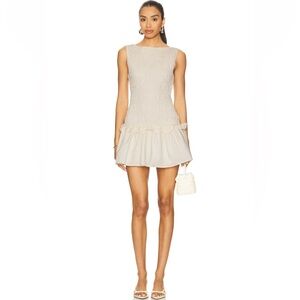 More To Come Myah Mini Dress Ivory Sz XXS